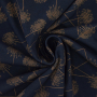 Katoenjersey Flowerball, marineblauw