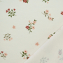 Katoenjersey  Flowerheart, gebroken wit