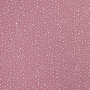 Katoenjersey flying dots, oudroze