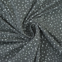 Katoenjersey flying dots, grijs