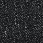 Tissu jersey de coton à pois flying dots, noir