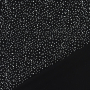 Tissu jersey de coton à pois flying dots, noir