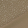 Katoenjersey flying dots, taupe
