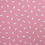Tissu jersey de coton plumes flying feather, vieux rose
