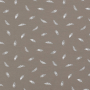 Tissu jersey de coton plumes flying feather, taupe