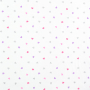 Tissu jersey de coton Coeurs Glamour Hearts, blanc cassé