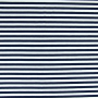 Baumwolljersey Grosse Streifenliebe, marine - weiß
