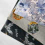 Tissu jersey de coton Harry Potter House Logos, gris chiné