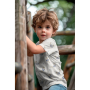 Tissu jersey de coton Petit phoque Bord de mer chic , naturel