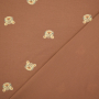 Baumwolljersey Kleiner Leopard, karamellbraun