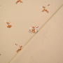 Baumwolljersey Kleines Reh, beige
