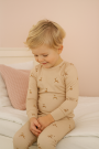 Baumwolljersey Kleines Reh, beige