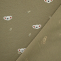 Tissu jersey de coton Koala, vert olive clair