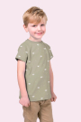 Tissu jersey de coton Koala, vert olive clair