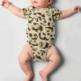 Katoenjersey luipaard, beige