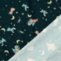 Baumwolljersey Lilo & Stitch Stars, marine