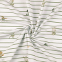 Baumwolljersey Little Animals, wollweiss