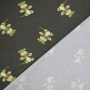 Tissu jersey coton Petit dragon, kaki
