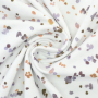 Cotton jersey Little Splashes Poppy, off white