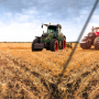 Katoenjersey Malomi Paneel Big Tractors 145 x 85 cm