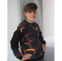 Katoenjersey Malomi paneel Lavaland, zwart 150 x 75 cm