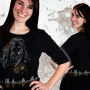 Katoenen jersey Malomi paneel Music zwart 150 x 195 cm