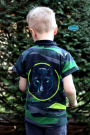 Baumwolljersey Malomi Panel Wilder Panther, dunkelgrün 145 x 75cm