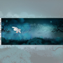 Katoenjersey Malomi paneel sneeuwuil 150 x 65 cm