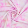 Tissu jersey de coton effet marbre Marble, rose