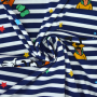 Katoenjersey Mickey and Friends, donkerblauw