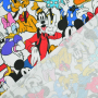Katoenjersey Mickey Mouse, gebroken wit