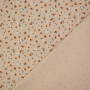 Tissu jersey de coton Mille Fleurs, beige