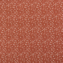 Tissu jersey de coton Mille Fleurs, terracotta