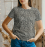 Katoenjersey Mini Leo, zandkleurig