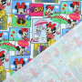 Baumwolljersey Minnie Mouse Comic, multicolor