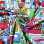Baumwolljersey Minnie Mouse Comic, multicolor