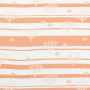 Tissu jersey de coton Ocean Dreams Corail Bord de mer chic, blanc cassé