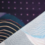 Tissu jersey de coton panneau Majestic 150x200cm