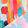 Katoenjersey Paneel Painted colors 150 x 150 cm