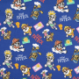 Baumwolljersey Paw Patrol Happy Dogs, royalblau