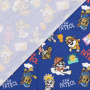 Baumwolljersey Paw Patrol Happy Dogs, royalblau