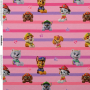 Katoenjersey Paw Patrol Stripes, roze