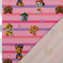 Katoenjersey Paw Patrol Stripes, roze