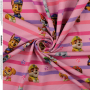 Katoenjersey Paw Patrol Stripes, roze