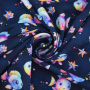 Baumwolljersey Rainbow Fish, marine