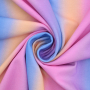 Katoenjersey Rainbow Stripes, veelkleurig