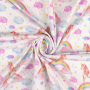 Baumwolljersey Rainbow Unicorn, wollweiß