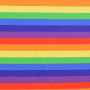 Katoenjersey regenboog, veelkleurig