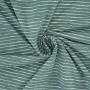 Katoenjersey scratchy stripes, oudmintgroen