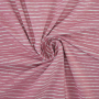 Katoenjersey scratchy stripes, oudroze